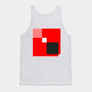 red square abstract Tank Top